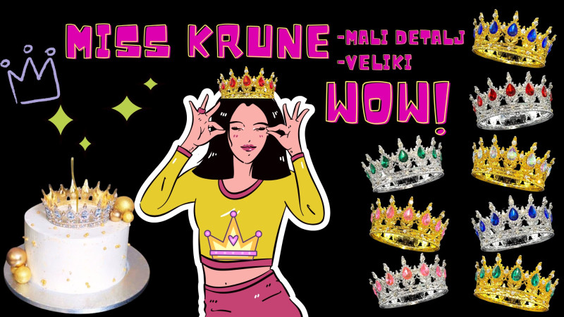 MISS KRUNE za dekoraciju torte Torta Dekor